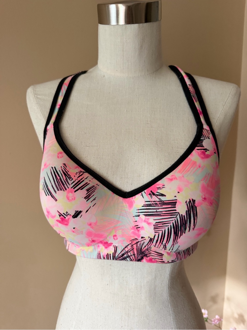 Vintage PINK Victoria’s Secret Yoga Padded Sports Bra